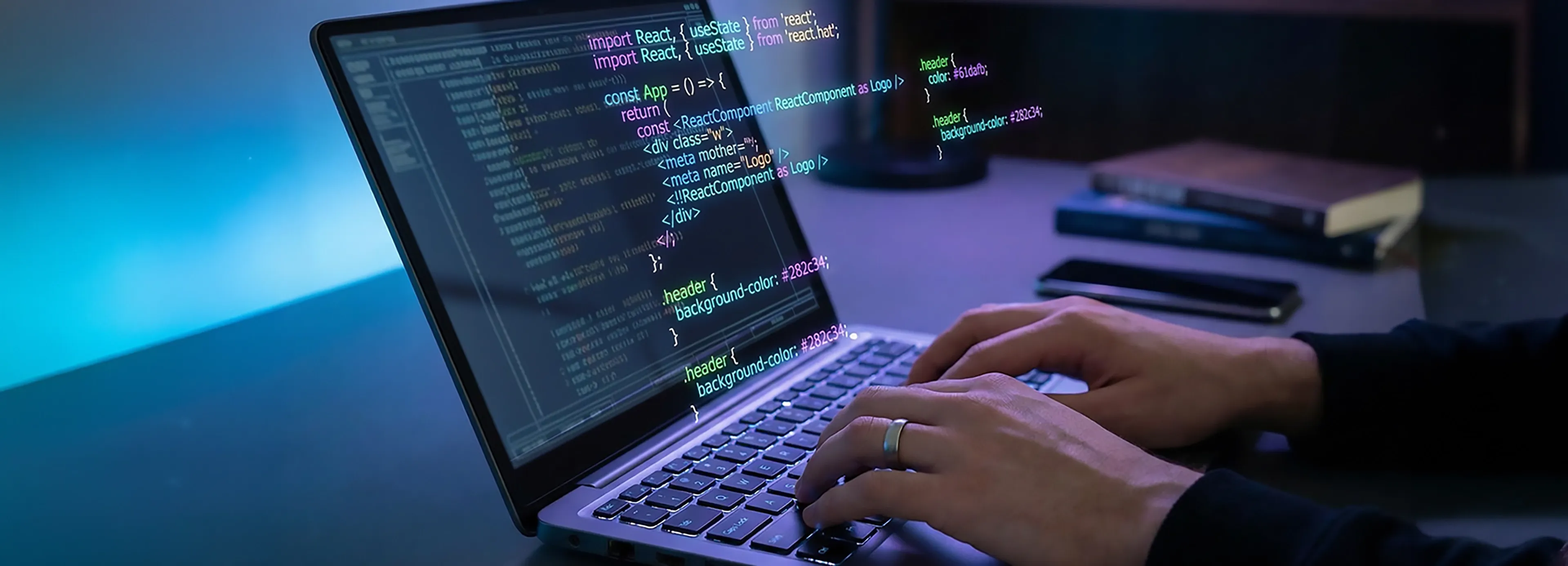 Backend development overview showing servers, APIs, databases, and languages powering secure