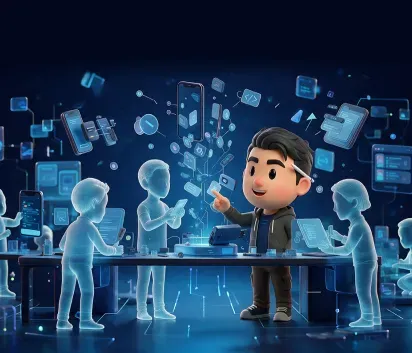 Business owners comparing mobile app development services in Malaysia