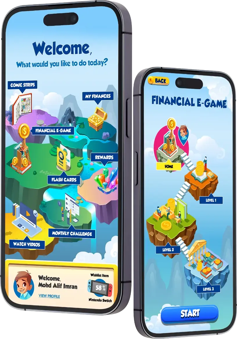 Financial literacy application by Trinergy for Alliance Bank