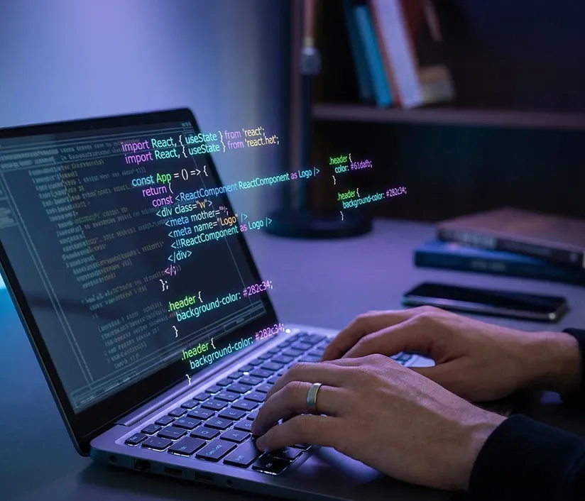 Backend development overview showing servers, APIs, databases, and languages powering secure