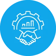 Network connectivity icon representing Trinergy's solutions for seamless and reliable connections.