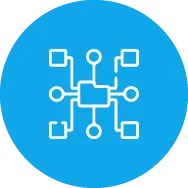 Network connectivity icon representing Trinergy's solutions for seamless and reliable connections.