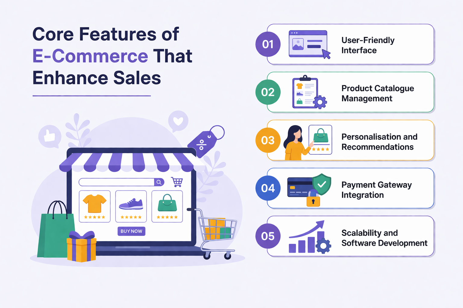 Ecommerce Features That Drive Sales What Every Online Store Needs